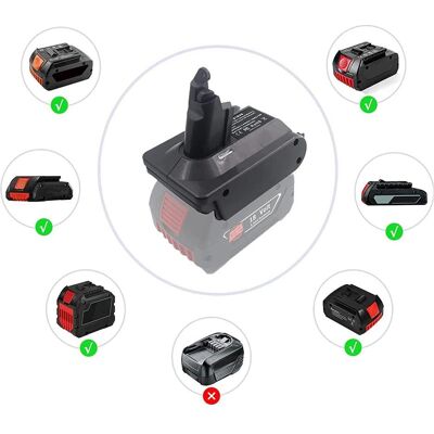 Japcell Bosch 18V Akku-Adapter für Dyson V6, Staubsauger Zubehör Japcell Bosch 18V Akku-Adapter für Dyson V6, Staubsauger Zubehör