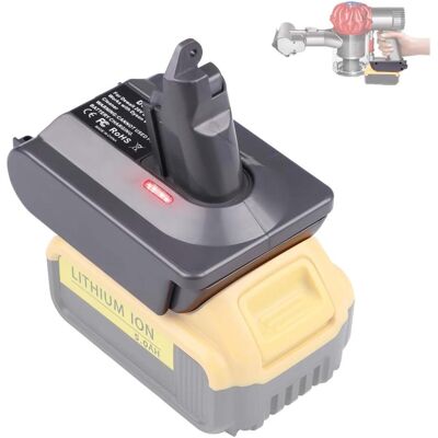 Japcell Dewalt 18V Akku-Adapter für Dyson V6, Staubsauger Zubehör Japcell Dewalt 18V Akku-Adapter für Dyson V6, Staubsauger Zubehör