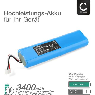 Cellonic Akku für ECOVACS Deebot Ozmo 930, 900, 920, 905, DG3G, 901, DG31, N5, DV35, Staubsauger Roboter Zubehör, Blau Cellonic Akku für ECOVACS Deebot Ozmo 930, 900, 920, 905, DG3G, 901, DG31, N5, DV35, Staubsauger Roboter Zubehör, Blau