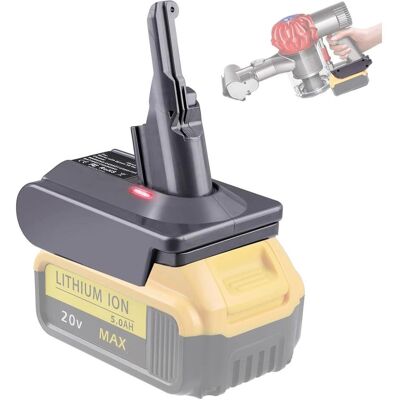 Japcell Dewalt 18V Akku-Adapter für Dyson V7 V8, Staubsauger Zubehör Japcell Dewalt 18V Akku-Adapter für Dyson V7 V8, Staubsauger Zubehör