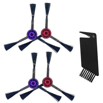 Midea M9 Spare parts kit: 2x Side Brushes L, 2x Side Brushes R, 1x Cleaning Brush, Staubsauger Roboter Zubehör Midea M9 Spare parts kit: 2x Side Brushes L, 2x Side Brushes R, 1x Cleaning Brush, Staubsauger Roboter Zubehör