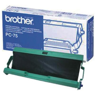 Brother Toner, PC-71RF Thermo-Transfer-Rolle 140 Seiten Schwarz Fax T 102 72 (BK) Brother Toner, PC-71RF Thermo-Transfer-Rolle 140 Seiten Schwarz Fax T 102 72 (BK)
