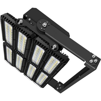 Isoled, Fassadenbeleuchtung, LED Flutlicht 900W, 130x25° asymmetrisch, variabel, 1-10V dimmbar, neutralweiss, IP66 (ext. Tr (IP65) Isoled, Fassadenbeleuchtung, LED Flutlicht 900W, 130x25° asymmetrisch, variabel, 1-10V dimmbar, neutralweiss, IP66 (ext. Tr (IP65)