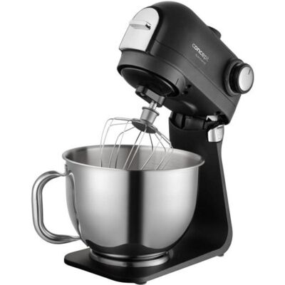 Concept Planetarischer Mixer 1200W Element RM8000, Küchenmaschine, Schwarz, Silber Concept Planetarischer Mixer 1200W Element RM8000, Küchenmaschine, Schwarz, Silber