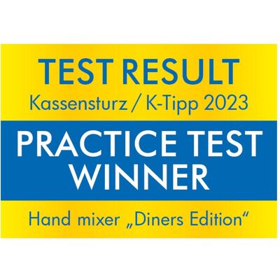 Trisa Handmixer Diners Edition schwarz - Handmixer - 400 W Trisa Handmixer Diners Edition schwarz - Handmixer - 400 W