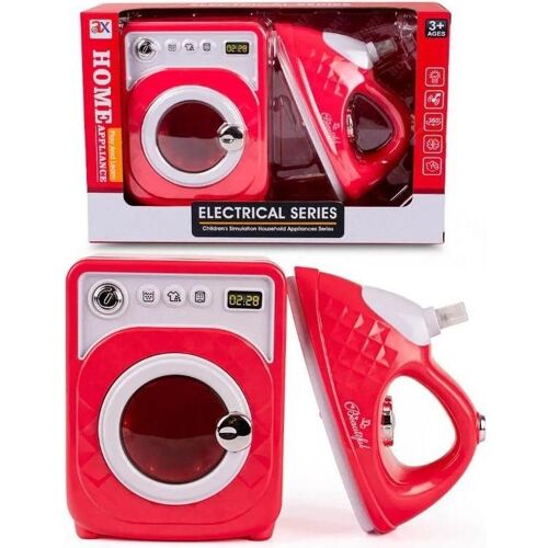 ICOM Waschmaschine mit Bügeleisen mit Ton und Licht