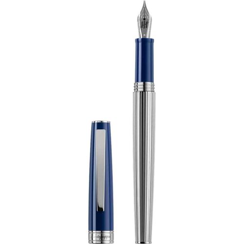 Montegrappa, Schreibstifte, Isa1m3ab Armonia Duetto Füllfederhalter, Blau M (Blau, 1 x)