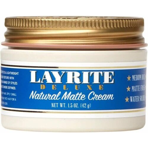 Layrite, Haargel + Haarwachs, Natural Matte Cream (Haarcreme)