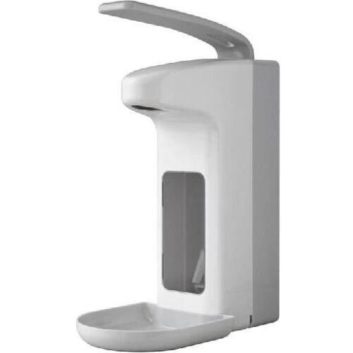 Desomed, Desinfektionsmittelspender, Seifen- und Desinfektionsmittelspender mit Armhebel