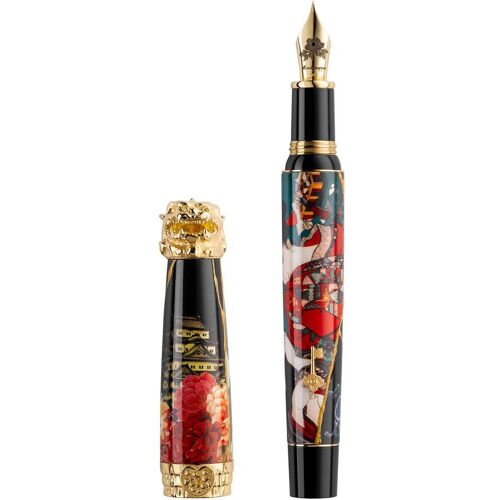 Montegrappa, Schreibstifte, Isbyn3sc Bijo-To-Yaju Füllfederhalter, M (Black)