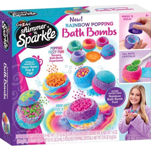 Cra-z-art, Badezusatz, Rainbow Popping (Badekugeln)