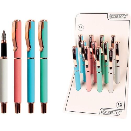 Cresco, Schreibstifte, Master Füllfederhalter (12 Stück) (Mehrfarbig, 12 x)