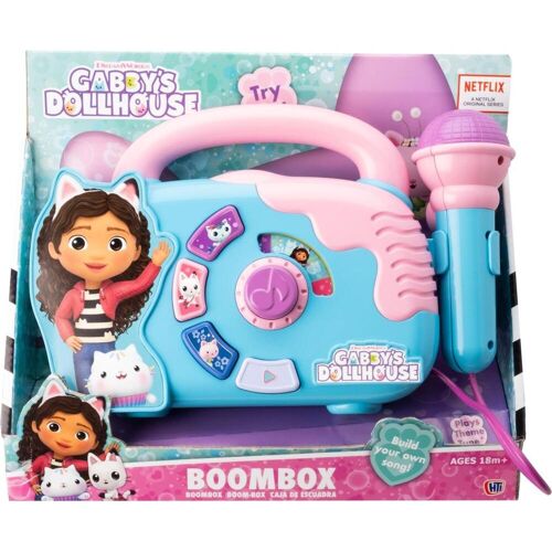 Gabby's Dollhouse Gabby’s Dollhouse - Boombox with Microphone, Lights and Sound (90401)