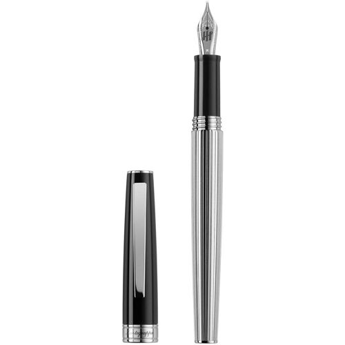 Montegrappa, Schreibstifte, Isa1m2ac Armonia Duetto Füllfederhalter, Schwarz F (Black)