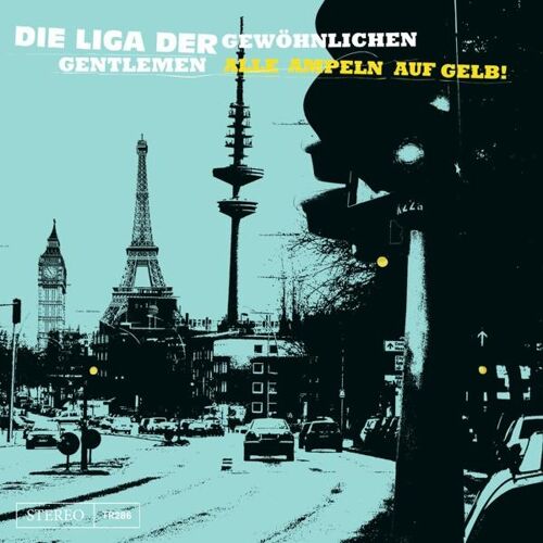 Tapete Alle Ampeln auf Gelb, Schallplatten