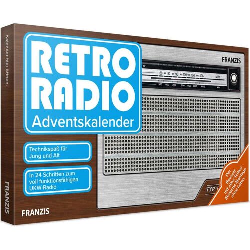 Kerzen Adventskalender – 24 Tage voller Duft und Gemütlichkeit 12 Franzis Retro-Radio 2020
