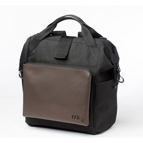 TFK Wickeltasche Premium Leder Braun