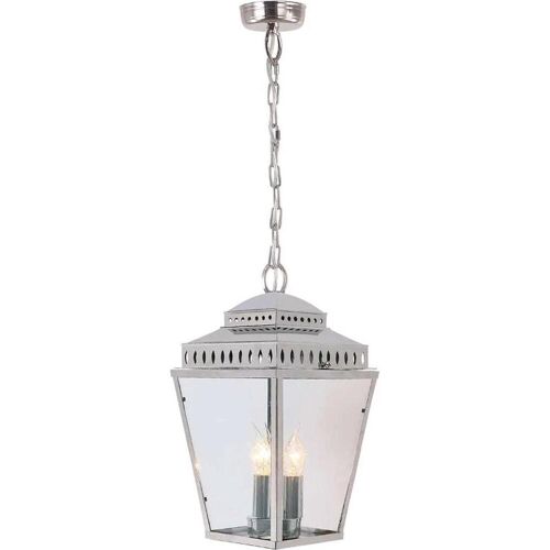 Elstead Lighting, Pendelleuchte, Mansion House Aussen-Hängeleuchte E14 3-fach Poliertes Nickel IP44 (E14)