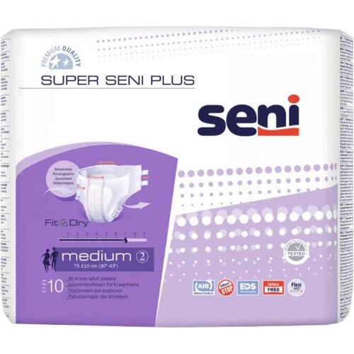Seni, Inkontinenzhygiene, Super L Plus Windel N (10 x, L)
