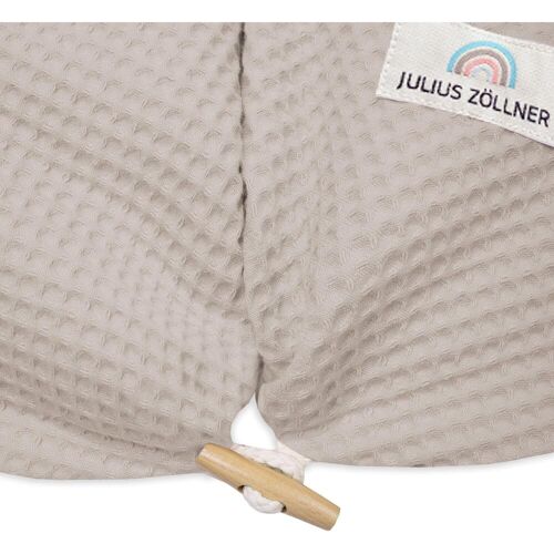 Julius Zöllner, Stillkissen, Stillkissenbezug mit Knopf, Waffelpiqué Seashell