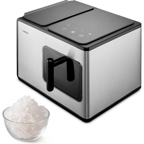Medion Eiswürfelmaschine Life MD 11960, Eisherstellung, Silber, Schwarz