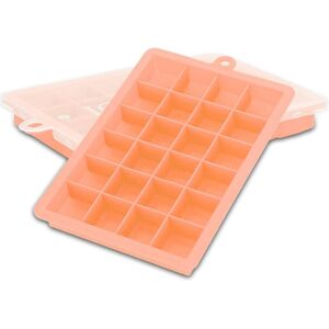Intirilife 2x Iskubs Boks - Rosa - 24 Fächer - Silikon Eiswürfelformen Intirilife 2x Iskubs Boks - Rosa - 24 Fächer - Silikon Eiswürfelformen