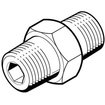Festo, Rohrverbindungstechnik, Doppelnippel 151521 ESK-1/4-1/4 Innengewinde R1/4 1 St. (Doppelnippel) Festo, Rohrverbindungstechnik, Doppelnippel 151521 ESK-1/4-1/4 Innengewinde R1/4 1 St. (Doppelnippel)