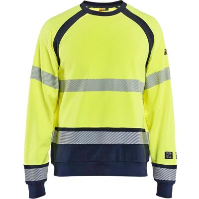Blakläder, Arbeitsoberteil, Sweatshirt 3088 Hi-vis Multinorm Gul/marineblå, XL (XL) Blakläder, Arbeitsoberteil, Sweatshirt 3088 Hi-vis Multinorm Gul/marineblå, XL (XL)