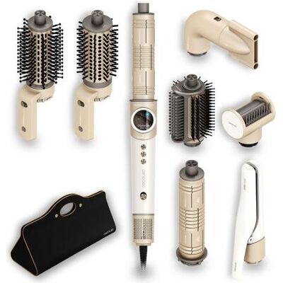Cecotec, Hairstyler, Lokówko-suszarka do włosów AirGlisse 8in1 Champagne (8 Aufsätze) Cecotec, Hairstyler, Lokówko-suszarka do włosów AirGlisse 8in1 Champagne (8 Aufsätze)
