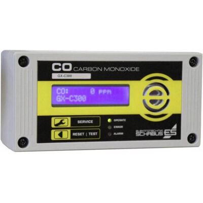 Schabus GX-C300 CO-Detektor - Hochpräzise, 2 Relais, LCD Schabus GX-C300 CO-Detektor - Hochpräzise, 2 Relais, LCD