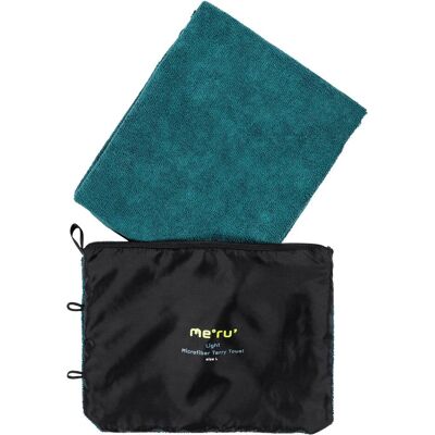 MERU Mikrofaser Handtuch Sports Towel Terry L dunkelgrün - Towel MERU Mikrofaser Handtuch Sports Towel Terry L dunkelgrün - Towel