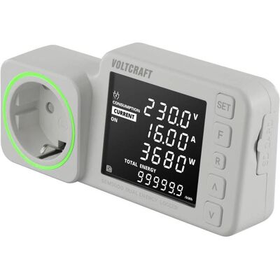 Voltcraft SEM5000 DUAL Energiekosten-Messgerät - Kostenprognose, Alarm, Einstellbarer Tarif Voltcraft SEM5000 DUAL Energiekosten-Messgerät - Kostenprognose, Alarm, Einstellbarer Tarif