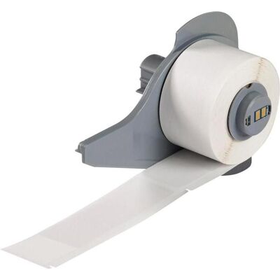 Brady, Etikettenrolle, M7-23-427, matt weiss/transp. Vinyl, selbstlaminierend, 25,4 x 25,4(101,6)mm für Kabeldurchme (33.32 mm) Brady, Etikettenrolle, M7-23-427, matt weiss/transp. Vinyl, selbstlaminierend, 25,4 x 25,4(101,6)mm für Kabeldurchme (33.32 mm)