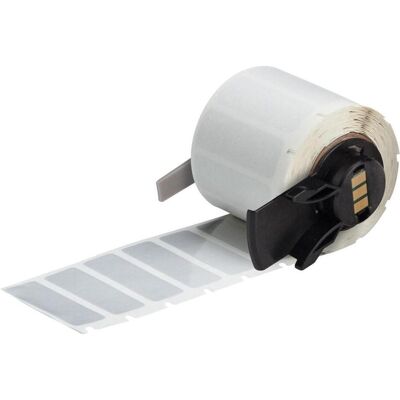 Brady, Etikettenrolle, M6-29-435, Metallisierter Polyester, Silber, glänzend, 38.10 x 12.70 mm, permanent (500 E.) (46.02 mm) Brady, Etikettenrolle, M6-29-435, Metallisierter Polyester, Silber, glänzend, 38.10 x 12.70 mm, permanent (500 E.) (46.02 mm)