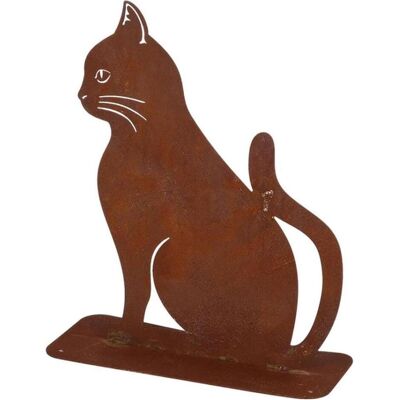 Esschert Design, Aussendekoration, Dekofigur Rost-Katze Baustahl Rost-Finish Esschert Design, Aussendekoration, Dekofigur Rost-Katze Baustahl Rost-Finish