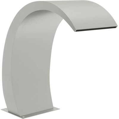 vidaXL Pool Wasserfall 22x60x70 cm Edelstahl 304 Silber - Pool Wasserfall vidaXL Pool Wasserfall 22x60x70 cm Edelstahl 304 Silber - Pool Wasserfall