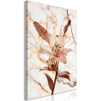 Artgeist, Bilder, Elegance of a Flower (1-part) - Delicate Lily on Marble in Sepia (80 x 120 cm) Artgeist, Bilder, Elegance of a Flower (1-part) - Delicate Lily on Marble in Sepia (80 x 120 cm)