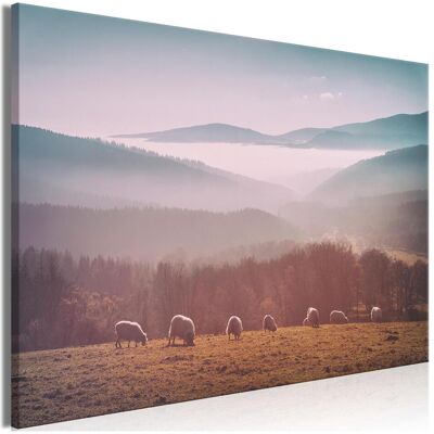 Artgeist, Bilder, Sheep in Mountain Landscape (1-part) - Animals in Nature (120 x 80 cm) Artgeist, Bilder, Sheep in Mountain Landscape (1-part) - Animals in Nature (120 x 80 cm)