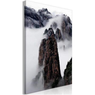 Artgeist, Bilder, High Mountains in Mist (1-part) - Landscape of Clouds Amid Rocks (80 x 120 cm) Artgeist, Bilder, High Mountains in Mist (1-part) - Landscape of Clouds Amid Rocks (80 x 120 cm)
