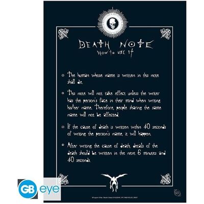 GB Eye, Bilder, DEATH NOTE - Portfolio 9 posters Protagonists (21x29,7) (21 x 29.70 cm) GB Eye, Bilder, DEATH NOTE - Portfolio 9 posters Protagonists (21x29,7) (21 x 29.70 cm)