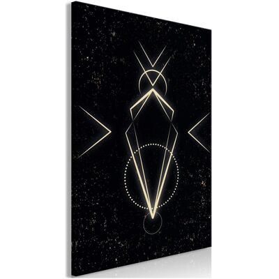 Artgeist, Bilder, Symmetry of Shapes (1-part) - Graphic Motif in Black Shade (80 x 120 cm) Artgeist, Bilder, Symmetry of Shapes (1-part) - Graphic Motif in Black Shade (80 x 120 cm)