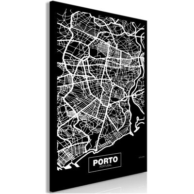 Artgeist, Bilder, Negative Map: Porto (1 Part) Vertical (80 x 120 cm) Artgeist, Bilder, Negative Map: Porto (1 Part) Vertical (80 x 120 cm)