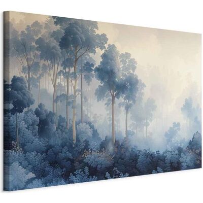 Artgeist, Bilder, Landscape with Trees in Illustrative Style Fairy-Tale Blue Forest (80 x 120 cm) Artgeist, Bilder, Landscape with Trees in Illustrative Style Fairy-Tale Blue Forest (80 x 120 cm)