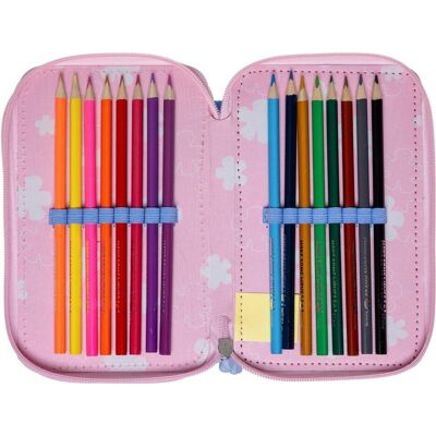 Stor, Etui, - Stitch Filled Double Pencil Case - 19.5 x 12.5 x 5 cm Stor, Etui, - Stitch Filled Double Pencil Case - 19.5 x 12.5 x 5 cm