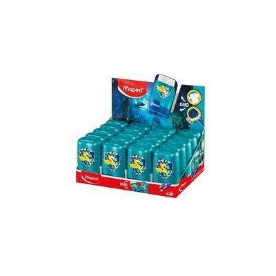 Maped, Korrekturmittel, Radierer-Spitzer-Kombi DRAGON, 20er Display Doppel-Spitzdose & Radierer in einem, Radierer & Spitzd Maped, Korrekturmittel, Radierer-Spitzer-Kombi DRAGON, 20er Display Doppel-Spitzdose & Radierer in einem, Radierer & Spitzd