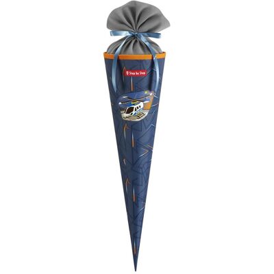 Step by Step, Schultüte, Schultüte,mit eingenähtem Bändchen (66 cm) Step by Step, Schultüte, Schultüte,mit eingenähtem Bändchen (66 cm)