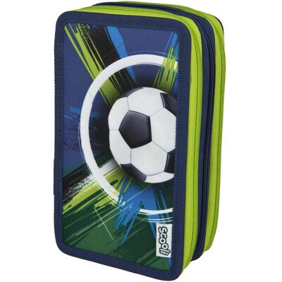 Undercover, Etui, Dreiteiliges Federmäppchen mit Fussball Undercover, Etui, Dreiteiliges Federmäppchen mit Fussball