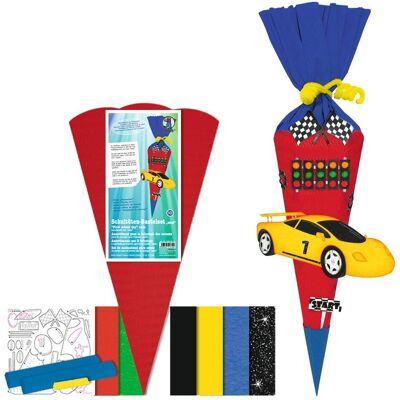 Ludwig Bähr Ursus Schultüten-Bastelsets - Schultüten-Bastelset Mini Rennwagen Ludwig Bähr Ursus Schultüten-Bastelsets - Schultüten-Bastelset Mini Rennwagen