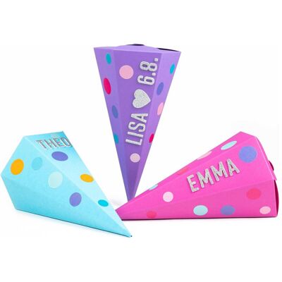 Papierdrachen, Schultüte, Schultüten (23 cm, 3x) Papierdrachen, Schultüte, Schultüten (23 cm, 3x)
