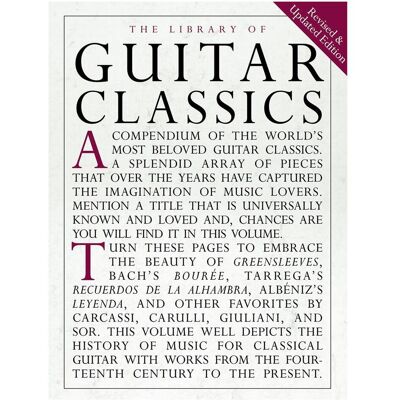 Music Sales The Library Of Guitar Classics, Fachbücher Music Sales The Library Of Guitar Classics, Fachbücher